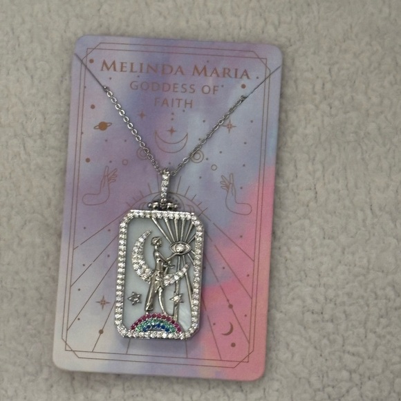 Melinda Maria Goddess of Faith Amulet Necklace - Picture 1 of 5
